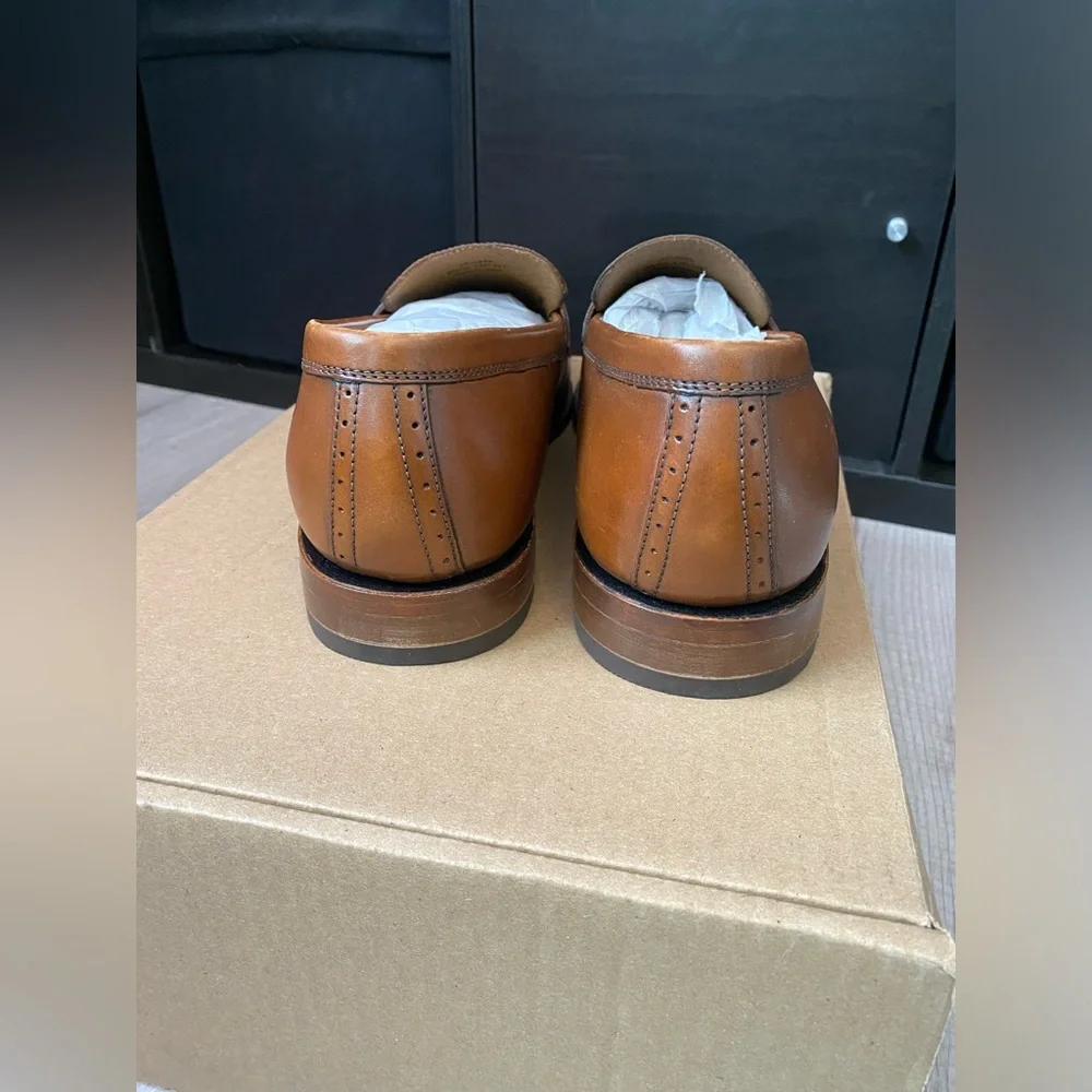 Johnston & Murphy Men’s Meade Penny Loafer - Tan size 13D - Picture 6 of 9